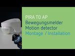 Bewegungsmelder PIR, zur Aufputz-Wandmontage, 180°, Reichweite 10m @ h=2m, IP55, PIRA TO AP Theben, THEBEN, 1030206