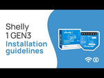 Микромодул Smart реле 1х On/Off 16A изисква неутрала Shelly 1 Gen3 - 261767, SHELLY инсталационни указания.