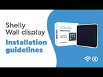 Пулт за управление със Smart реле 1х On/Off 5A изисква неутрала бял Shelly Wall Display - 264898, SHELLY, Shelly Wall Display W +.