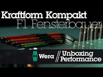 Комплект за монтаж на прозорци Kraftform Kompakt F 1, 36 части – Wera W134013