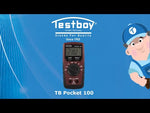 Дигитален мултицет CAT III 0...600Vac/dc, LCD и звук, Testboy Pocket 100, TESTBOY, 4028532130022
