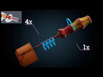 Mango para varillas aisladas, 827 Turbo Kraftform Kompakt VDE 1000V Wera - W057481