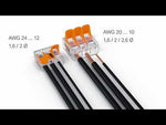 Openable quick connector 3х0,2-4 mm2 (50 pcs) for flexible/solid conductor 32A 450V Wago, WAGO, 221-413