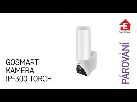 IP Камера 3MP IP65 с лампа IP-310 TORCH бяла Wi-Fi GoSmart EMOS - дизайн на камера IP-300 TORCH с осветление.