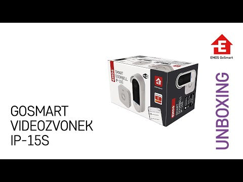 Pulsante videocitofonico e campanello a batteria IP-15S Wi-Fi GoSmart EMOS