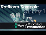 Schraubendrehersatz, 1x Griff und 18х Bits, Kraftform Kompakt Stubby Wera - W057471