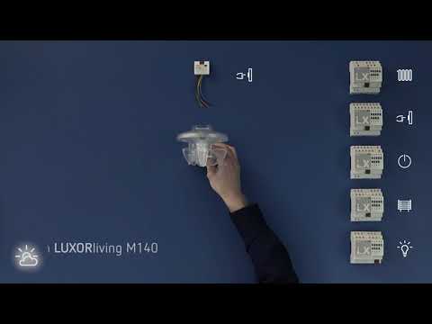 Módulo de entradas T4.1 canales: 4х 40х40mm LUXORliving Theben, KNX, 4800405