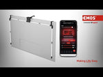 Лента LED 24W RGBIC 610lm Ambient TV65" с контролер Wi-Fi GoSmart EMOS, показваща контролера и настройките.