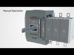 АВР I-0-II 4P 200A TruONE L2 ABB, 1SCA153427R1001 демонстрира ръчна работа с контролер L2.