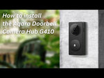 Pulsante video Wi-Fi e campanello bianco Aqara Video Doorbell G410 - 8380, AQARA, CH-C09D-W
