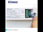 Interrupteur à capteur pour mobilier, portée 5-6 cm, IP20 500W Commel, COMMEL, C311-205
