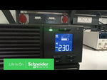 UPS On-line 10kVA / 10kW Easy RM 4U SE дисплей с информация за изходното напрежение 230V