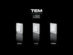 Бутон за щори цвят Черен Logiq TEM, SQ53BKNT09XO - модели Bold, Flat и Prime