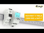 Реле за време, мултифункционално, 17x 0.1s…999h, LCD, 1c/o 8A, 24...240Vac/dc, 1DIN, Elko EP, ELKO EP, CRM-100