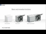 Double interrupteur IP44 en saillie, couleur blanc, Forix Legrand, LEGRAND, 782362