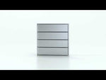 Пулт за управление с 4 бутона Omnia 80x80 FF EKINEX, EK-ED2-NC - елегантен и функционален дизайн.