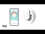 Ventilatore smart PAX ф100-120мм, colore bianco, 110 m3/h, 4W, 20dB PAX Norte