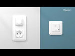 DOPPELTE Schuko-Steckdose, 45°, 4 Module, weiß, Mosaic Legrand, LEGRAND, 278252L