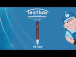 Детектор на напрежение безконтактен CAT IV 12...1000Vac, LED звук и вибрация, Testboy 105, TESTBOY, 4028532101053