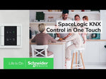 Panel de control con hasta 8 botones con etiquetado dinámico KNX System D Merten SE, MTN6194-6010S