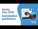 Микромодул Smart реле 2х On/Off или щори 10A изисква неутрала Shelly Plus 2PM - 265031 инсталационни указания.