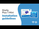 Микромодул Smart реле 1х On/Off 8A изисква неутрала Shelly Plus 1 Mini - 265659 - инструкции за инсталиране.
