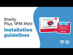 Micromodule relais Smart 1х On/Off 8A avec compteur, nécessite le neutre Shelly Plus 1PM Mini - 265666