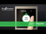 Panneau de commande Push-button Pro T KNX aluminium System M Merten SE, MTN6185-0460