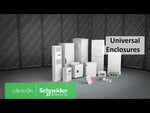 Metal enclosure 1000x800x400mm WITHOUT mounting plate IP66 Spacial S3D SE, SCHNEIDER ELECTRIC LOW VOLTAGE, NSYS3D10840