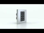 Пулт за управление с 8 бутона KNX 60х60 20venti EKINEX, EK-E2E-TP-8 с изчистен дизайн и интуитивно управление.