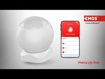 Датчик за движение PIR, за открит монтаж на стена, 90°, обхват 8m @ h=2.2m, IP-2210Z ZigBee GoSmart EMOS с мобилно приложение.