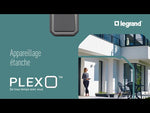 Mecanismo de pulsador NO/NC con iluminación, color blanco IP55 Plexo New Legrand, LEGRAND, 69616L