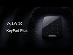 Безжична сензорна клавиатура с LED индикация и RFID, бял, KeyPad Plus Ajax, AJAX, 38253.83.WH1.
