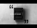 Scame 679.1012 - Модулно табло IKONA открит монтаж 12 DIN модула, естетичен дизайн на Trussardi & Belloni.