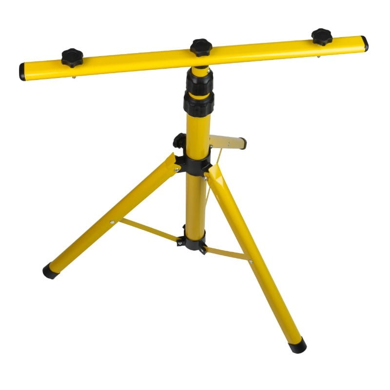 Lampe de travail 2x30W 2x3200lm 6500K avec support trépied IP44 220V avec câble H05RN-F 3x1mm2 2,5 mètres Commel - C308-533
