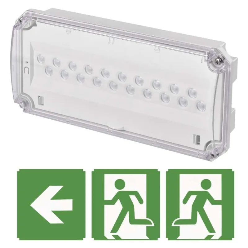 Авариен осветител LED 4W 6500K 300lm 3h IP66 открит монтаж NESSI EMOS, ZN2130