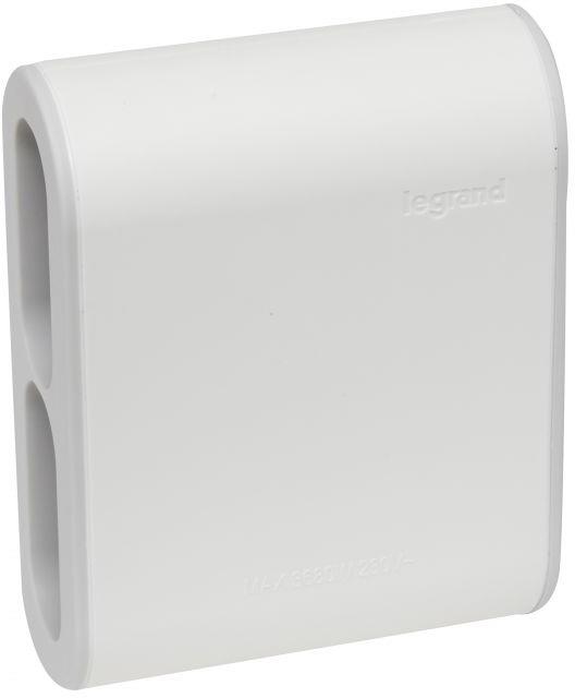Адаптер за контакт плосък 4х Евро контакт 6A бял NEW Legrand, LEGRAND, 49400
