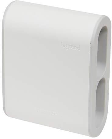 Адаптер за контакт плосък 4х Евро контакт 6A бял NEW Legrand, LEGRAND, 49400