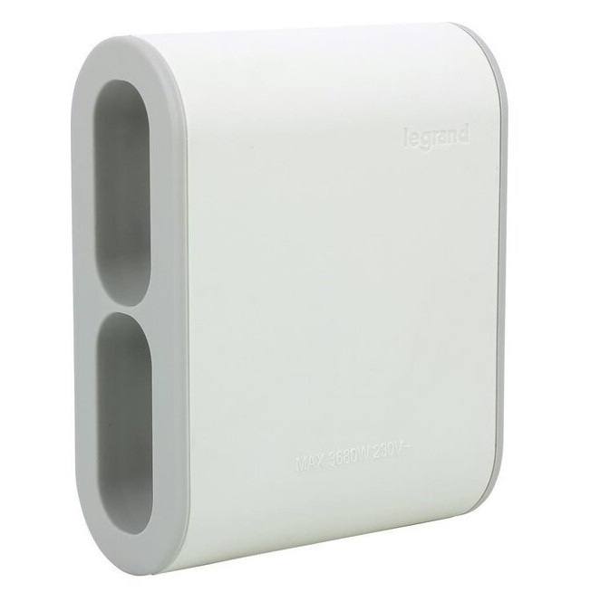 Adapter für Steckdose 6A flach 4x2P weiß Legrand - 49400